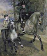Pierre-Auguste Renoir Ride in the Bois de Boulogne (Madame Henriette Darras) oil painting artist